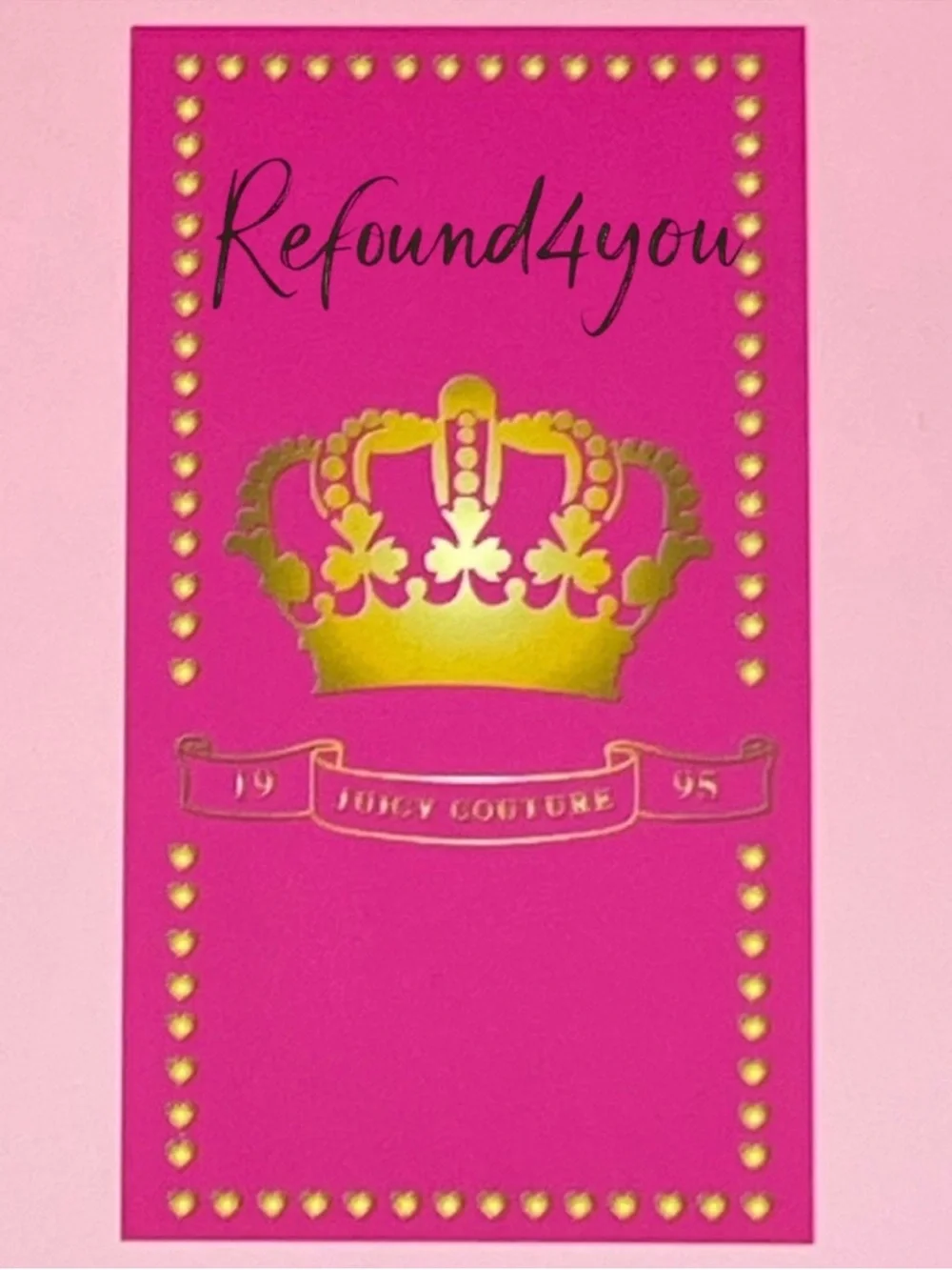 Juicy Couture - ‘Crown - Hot Pink. Bath towel set. NWT. Firm!
